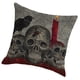 thumbnail image 3 of Advancent Funda de almohada decorativa, decoración de Halloween, funda de almohada acogedora con patrón de calabaza, funda de cojín cuadrada para sofá, Decoración del hogar uno SXYM42 Advancent HA060851-01B, 3 of 6