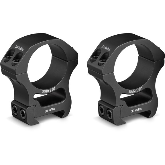 Vortex Optics Pro Series Riflescope Rings - 30mm - High Height [1.26 Inches | 32.0 mm]