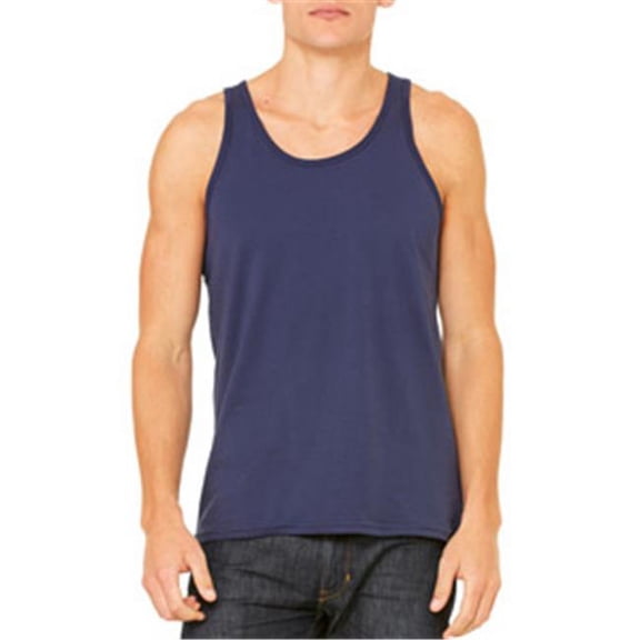 Canvas 3480 Unisex Jersey Tank - Navy - Extra Small