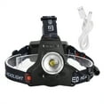 thumbnail image 2 of LED Phare, Étanche 3500LM USB Charge Lampe Frontale Réglable pour les Activités de Plein Air, 2 of 7