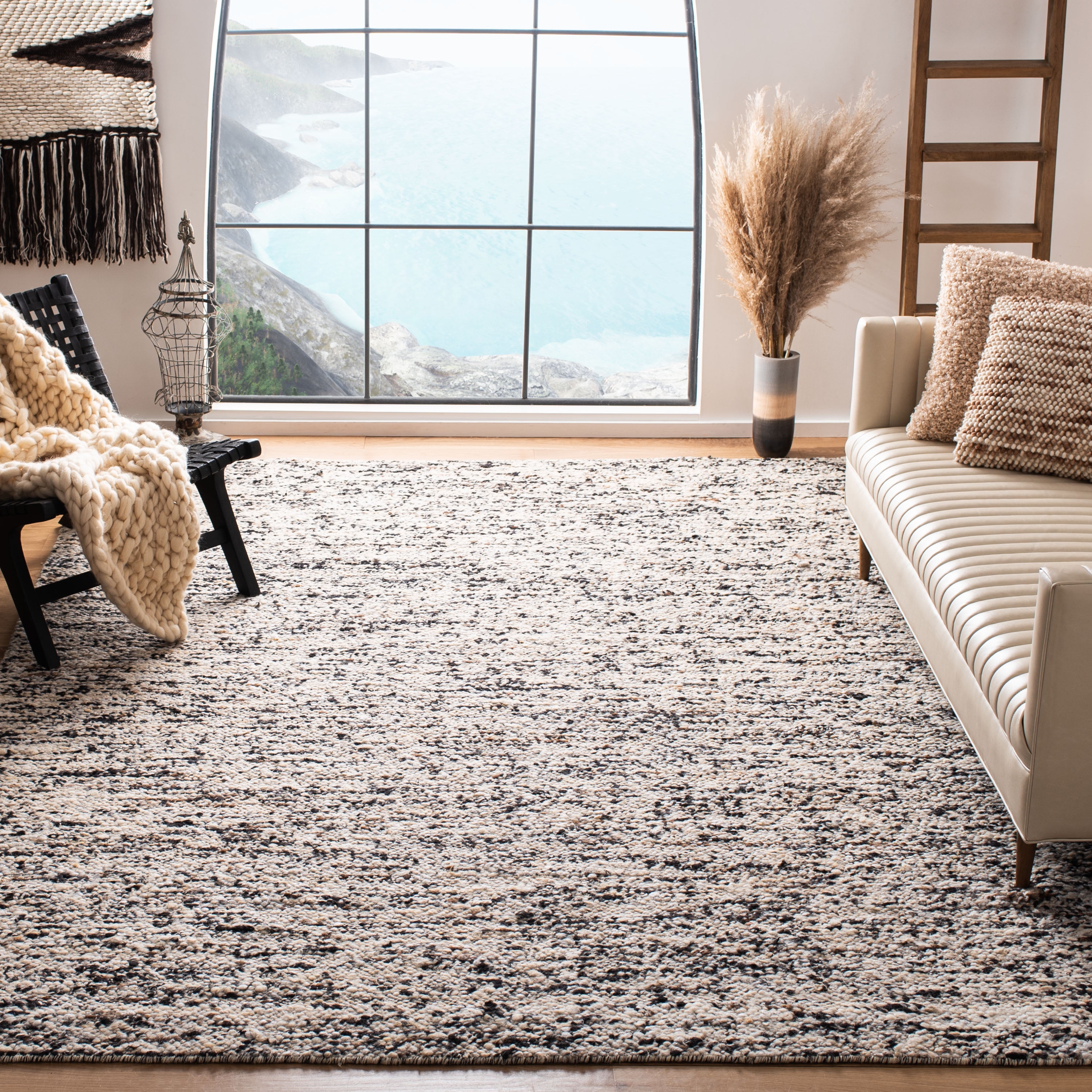 Safavieh Natura Earnestine Solid Area Rug, Beige/Gray, 9' x 12'