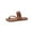 Brown, variant on Anuirheih Slip on Sandals Women,Women's Flat Shoes Ladies Beach Sandals Summer Non-Slip Causal Slippers Flip Flops(Black)