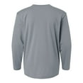 thumbnail image 5 of AllPro 48400Y Pro-Lock Youth Performance Long Sleeve T-Shirt-Heather Steel-XL, 5 of 6
