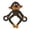 Brown, variant on Tiberpet Dog Cat Plush Toys for Aggressive Chewers, Indestructible Dog Squeaky Toys, Durable Teething Chew Toys for Medium and Large Breed 10.24X 3.94inch