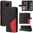 thumbnail image 1 of GANGXUN Flip Case for Nokia C10/C20 – Leather Wallet Cover with Card Slots, Kickstand & Color Stitching Protective Folio, 1 of 6