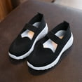 thumbnail image 5 of Gubotare Shoes for Kids Girls Girls Slip-On Sneakers Kids Lightweight Sole Walking Shoes Size 1.5 (Black,Big Kids 1.5), 5 of 6