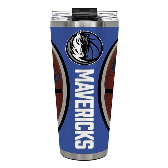 Dallas Mavericks 32oz. Big Slim Game Ball Travel Tumbler