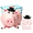 Pink3, variant on PHOCAS Unbreakable Piggy Bank for Kids- Cute Plastic Coin Bank , Compact Money Saving Jar for Girls & Boys, Perfect Birthday Gift for Toddlers