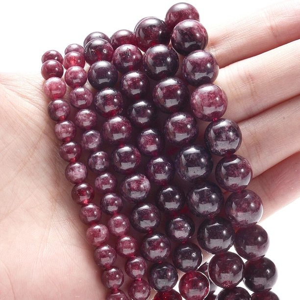 Piedra redonda Natural 4 6 8 10 12mm cristales de ojo de tigre Lava turquesas Jades cuentas sueltas para fabricación de joyería DIY pulsera costura Dengxun unisex