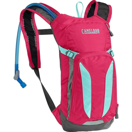 Camelbak Mule - CamelBak Kids Mini M.U.L.E. Hydration Pack, 50oz Azalea/Aruba Blue
