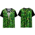 thumbnail image 6 of Ounisa Funny World Women's Holiday Tuxedo T-Shirts Graphic Short Sleeve Novelty Party Costume Top, 6 of 7