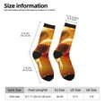 thumbnail image 5 of Yiaed Sunglasses Yellow Duck Print Great elasticity Crew Socks Sports socks for Men and Women, 5 of 5