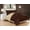 Brown/Cream, variant on 1500 Collection Reversible Down Alternative Comforter, All-Season,,King/Cal King, Red/Gray