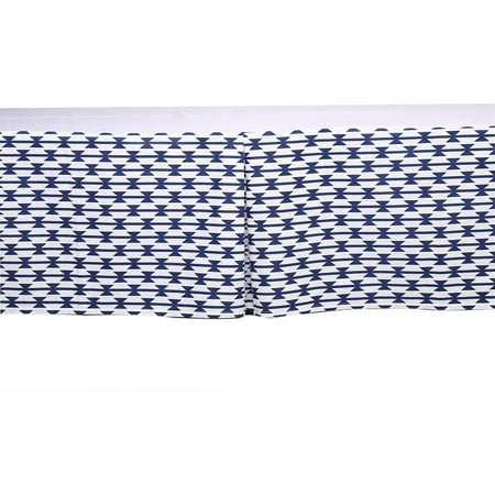 Bacati - Aztec Kilim Navy Tailored with 100% Cotton ...
