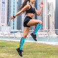 thumbnail image 6 of Lsque World Turtle Day Pattern Sport Compression Socks for Men & Women 15-20 mmHg Knee High Nurse Pregnant Running Medical and Travel Athletic, 6 of 6