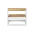 thumbnail image 2 of Powell Quinn 2-Tier Wood and Metal Bed Steps, White, 2 of 12