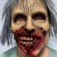 thumbnail image 3 of Scary Masks Halloween Horror Latex Mask Halloween Costumes Props Fancy Dress Party Zombie Full Head Mask, 3 of 5