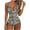 Gray, variant on Jacenvly Womens One-Piece Swimsuit Soft Satiny Women Solid with Chest Pad Without Underwire Bikini Deep V One-Piece Swimsuit Multicolor V-Neck Casual Womens Swimwear Plus Size Army Green