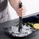 thumbnail image 5 of Kearding Trituradora de hielo de cóctel de acero inoxidable de alta calidad, 1 unidad, palo mezclador de vino para bares, catering, hogar Negro, 5 of 6