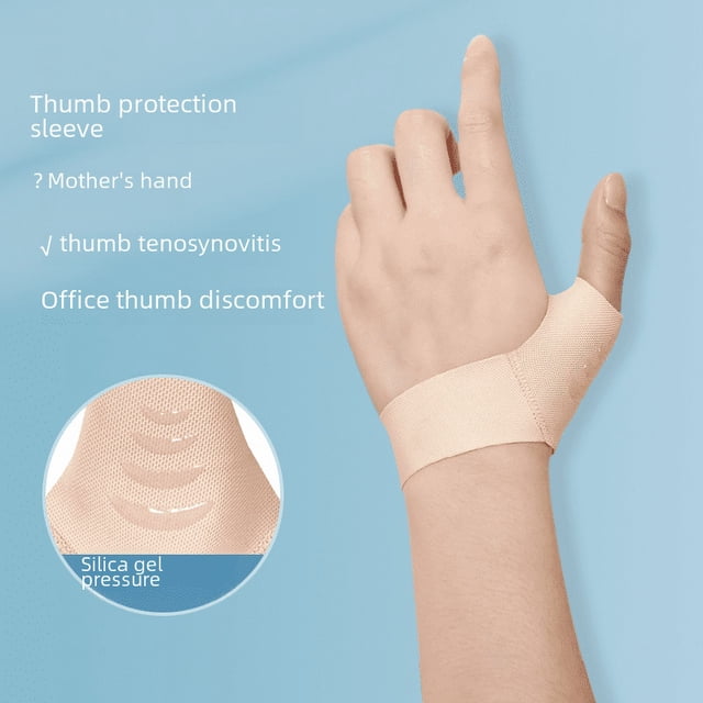 Protector de dedos para esguince de pulgar, protector de muñeca para rehabilitación, vaina de tendón ultrafina, mano de ratón, vaina de distensión del pulgar, vaina de articulación