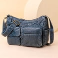 thumbnail image 4 of WEAIXIMIUNG Purses for Women Crossbody Bag Women Shoulder Bag Fashionable Retro Solid Color Large Capacity Practical Versatile Casual Messenger Bag, 4 of 6
