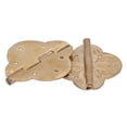 thumbnail image 3 of 2Set Antique Hinge Small Brass Hinge for Drawer Door Cabinet Wardrobes Foldable Table Home, 3 of 9