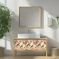 thumbnail image 4 of Mi Alma Peach Yellow Bird Peel & Stick Vinyl Backsplash Tiles 5x5, 24 pcs, 4 of 10