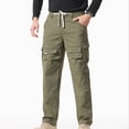 thumbnail image 5 of Men'S Tactical Pants Ripstop Stretch Water Resistant With Multi-Pockets Cargo Work Pants Military Hiking Outdoor, 5 of 7