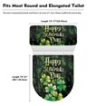 thumbnail image 6 of HELLHERO Adds Holiday Charm Toilet Top Cover Set Stretch Polyester Fabric, Adjustable, Fits All Toilet Shapes U-Shaped, Saint Patrick's Day, 6 of 6