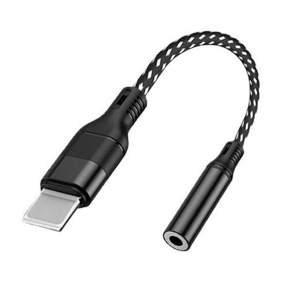 Black (A) for Lightning to 3.5mm$Applicable to Apple iPhone mobile phone adapter for lightning to 3.5 headphone adapter cable listening to music Bluetooth call