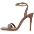 thumbnail image 2 of Journee Womens Yevva Ankle Strap Stiletto Open Toe Sandals, 2 of 8