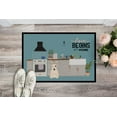 thumbnail image 2 of White Bull Terrier Kitchen Scene Indoor or Outdoor Mat 18x27 CK7842MAT, 2 of 4