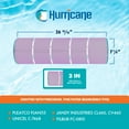 thumbnail image 3 of Hurricane 8 Pack HF7468-04P Platinum Purple Pool Filter Cartridge Replacement, 3 of 7