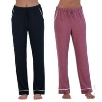 Lucky Brand Ladies' Lounge Pant, 2-pack Small Pink Pack