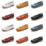 TOWED22 Women's Flats,Women's Flats Shoes Round Toe Flats Flats Shoes Women Ballet Flats for Women Dressy Shoes Flats,Black