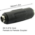 thumbnail image 4 of Sticker -4 Pcs Adaptateur Secteur DC - Noir, 4 of 5
