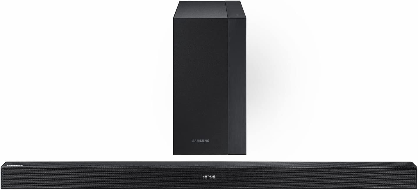 Used SAMSUNG SOUNDBAR 27 WATT HWKM45C BLACK (NO REMOTE)