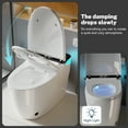 thumbnail image 3 of Smart Toilet with Auto Flush, Slow-Close Seat, Night Light, Remote Control, Water-Saving Dual Flush, Emergency Flush, UL Certified, 3 of 6