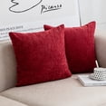 thumbnail image 1 of Large Rustic Red Pillow Covers 24x24 Inch Set of 2 Modern Farmhouse Rustic Decorative Throw Pillow Covers Square Cushion Case for Living Room Home Sofa Couch Decoration, 1 of 8