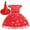 Red, variant on Girls Witch Halloween Costume Princess Tutu Dress Cosplay Party Outfit