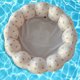 thumbnail image 1 of Piscina inflable para niños forma de pétalo de natación PVC remo para bebés estampado redondo (cabeza de oso) JShteea El nuevo, 1 of 8