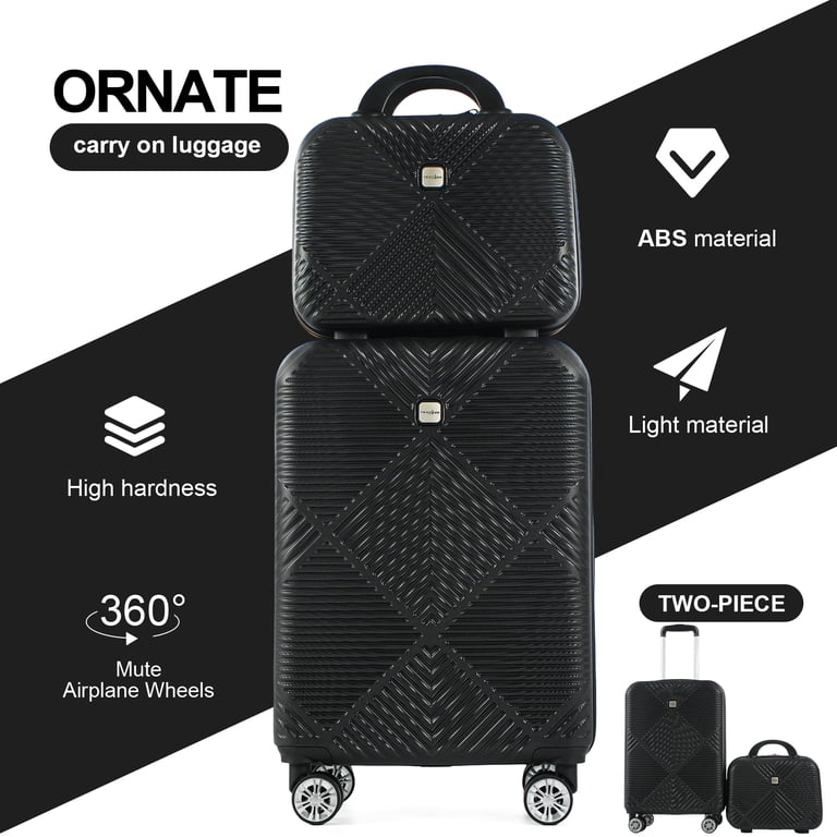 Tripcomp Luggage Sets 2 Piece Suitcase Set (14/20/)Hardside