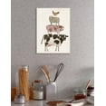 thumbnail image 2 of The Stupell Home Decor Collection Cow Sheep Pig and Chicken Barnyard Buds Stacked Farm Animals Wall Plaque Art, 10 x 0.5 x 15, 2 of 6