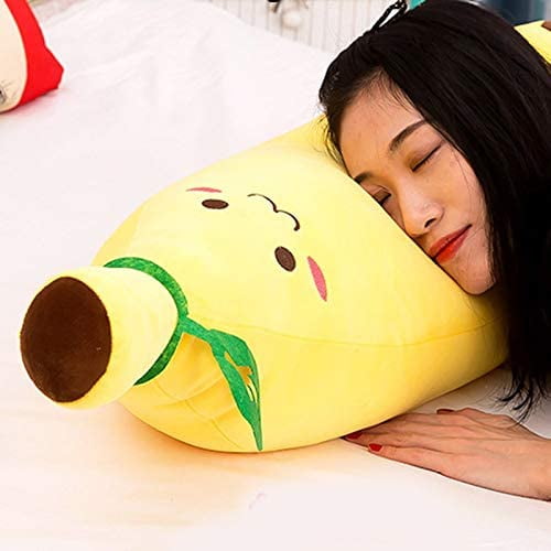 Oreiller Peluche Banane Géant 70 Cm – Doudou Ultra Doux Pour Enfants Et Adultes – Cadeau Fun Et Déco