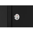 thumbnail image 3 of Architectural Mailboxes 2580B-10 Chelsea Locking Wall Mount Mailbox, Medium, Black, 3 of 4