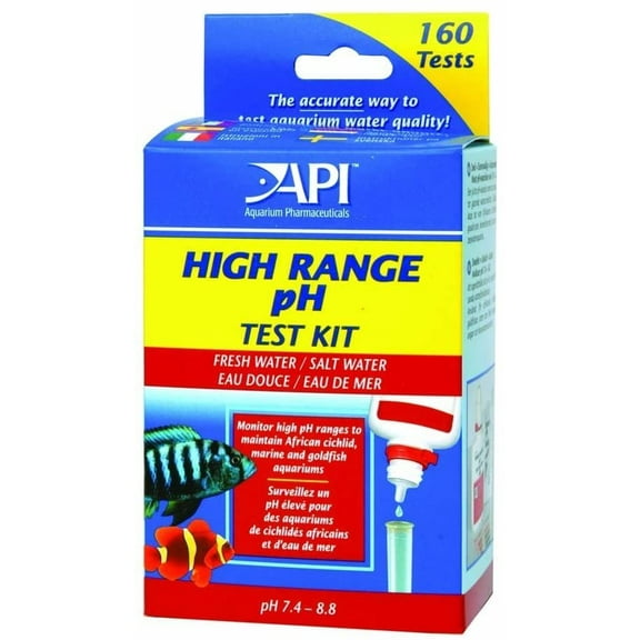 API High Range pH Test Kit, Aquarium Water Test Kit, 1-Count