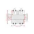 thumbnail image 3 of Black Car Pet Dog Seat Cushion Waterproof Anti-fouling Car Seat Cushion Free Seat Belt, 3 of 5