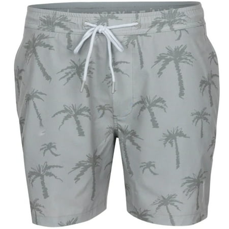 UPC: 0840254830882 | Mad Pelican Scratchy Palms Jeremiah s Trunk Shorts – Large – Vapor Blue