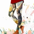 thumbnail image 1 of WILLBEST Pantalones de Yoga Con Estampado Floral de Pascua Para Mujer, Leggings Elásticos y Cómodos Para Hacer Ejercicio y Hacer Ejercicio de Forma Informal. Chica, 1 of 4
