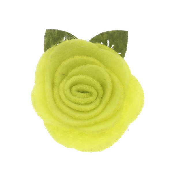 Accesorio de flor Rosa hecho a mano para bebé, sin banda para el pelo, sin Clips, flor pequeña, accesorios de boda para niños, 4,5 cm, 15 unids/lote